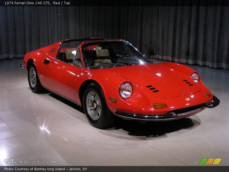 Front 3/4 View of 1974 Dino 246 GTS