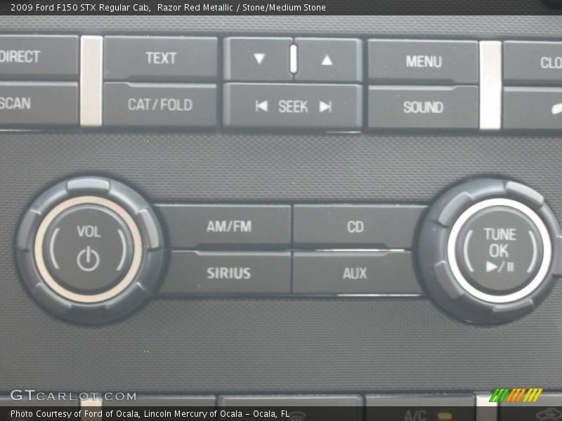 Razor Red Metallic / Stone/Medium Stone 2009 Ford F150 STX Regular Cab