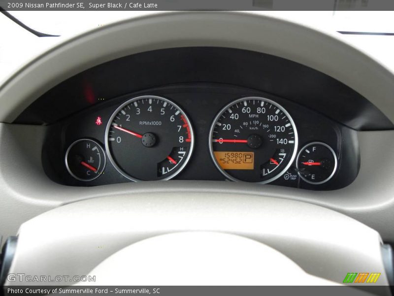 Super Black / Cafe Latte 2009 Nissan Pathfinder SE