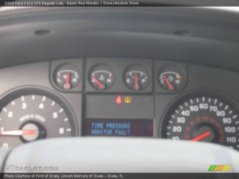 Razor Red Metallic / Stone/Medium Stone 2009 Ford F150 STX Regular Cab