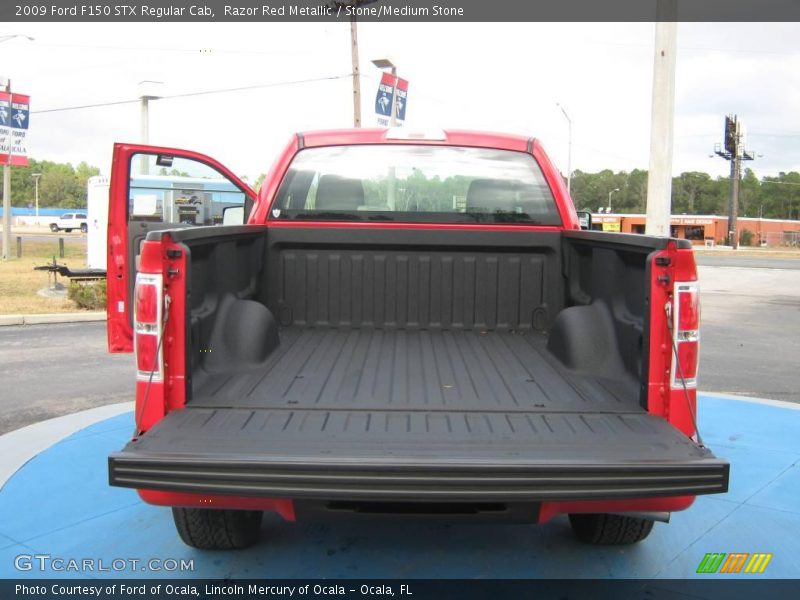 Razor Red Metallic / Stone/Medium Stone 2009 Ford F150 STX Regular Cab