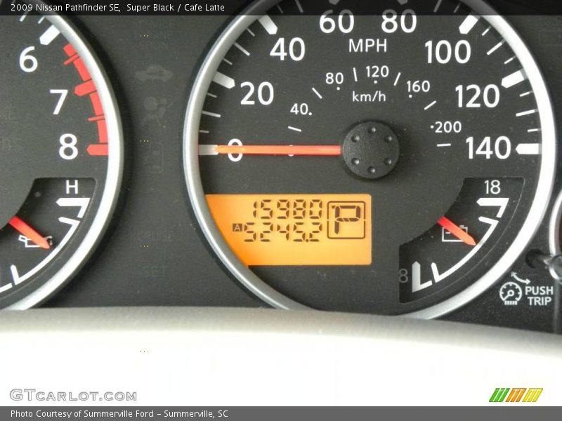 Super Black / Cafe Latte 2009 Nissan Pathfinder SE