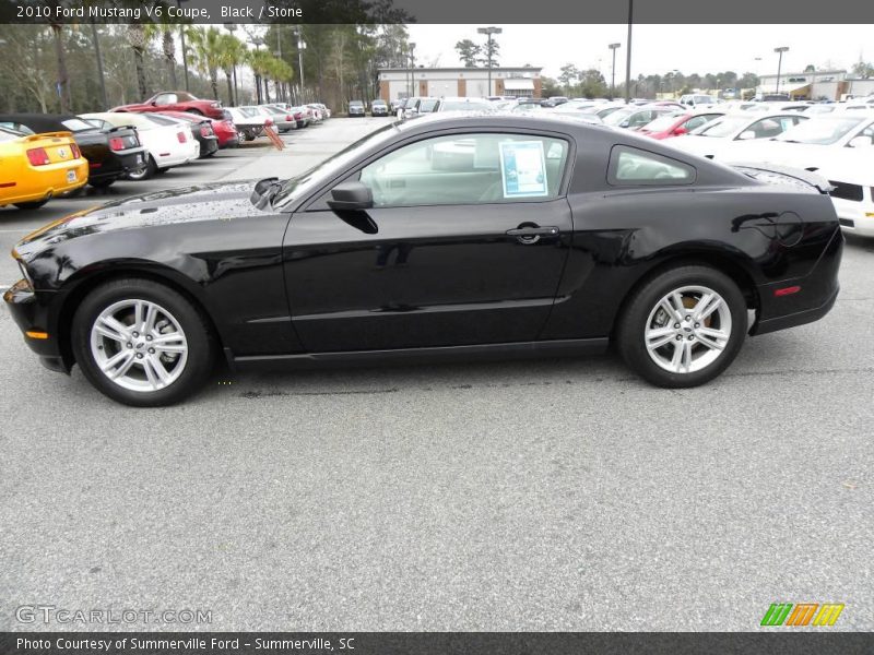 Black / Stone 2010 Ford Mustang V6 Coupe