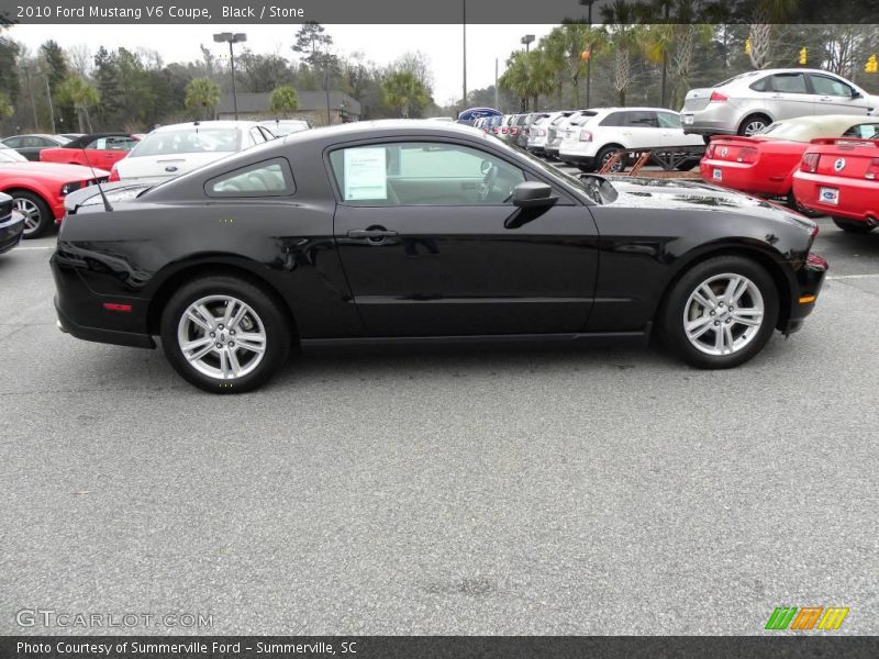Black / Stone 2010 Ford Mustang V6 Coupe