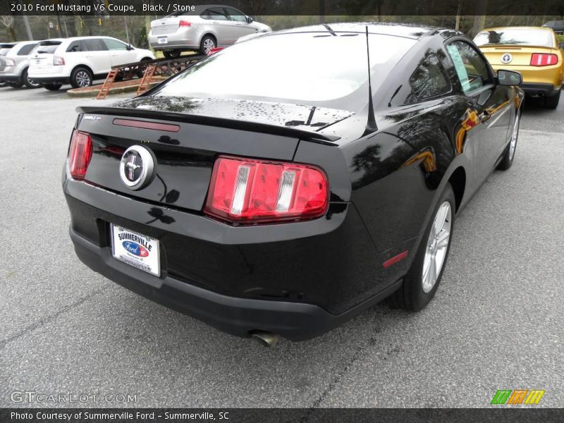 Black / Stone 2010 Ford Mustang V6 Coupe