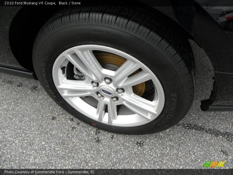 Black / Stone 2010 Ford Mustang V6 Coupe