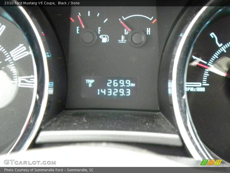 Black / Stone 2010 Ford Mustang V6 Coupe