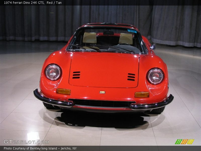 Red / Tan 1974 Ferrari Dino 246 GTS