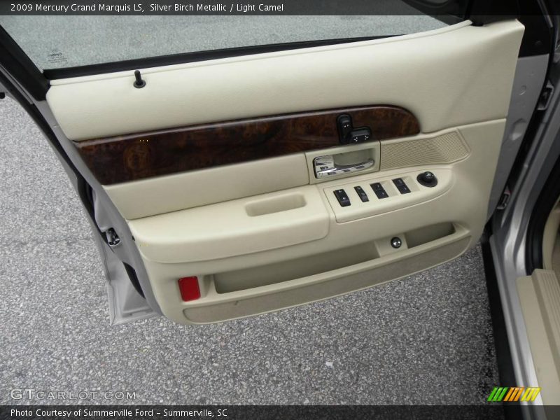 Silver Birch Metallic / Light Camel 2009 Mercury Grand Marquis LS