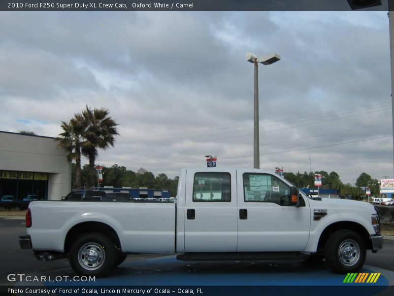 Oxford White / Camel 2010 Ford F250 Super Duty XL Crew Cab