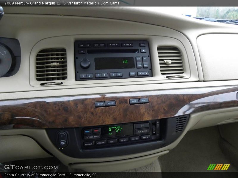 Silver Birch Metallic / Light Camel 2009 Mercury Grand Marquis LS