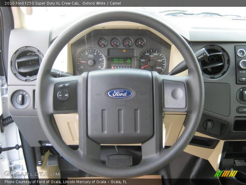 Oxford White / Camel 2010 Ford F250 Super Duty XL Crew Cab