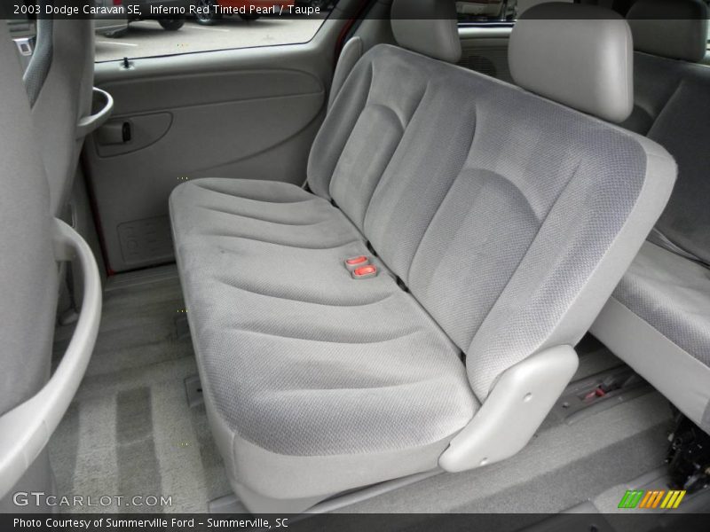Inferno Red Tinted Pearl / Taupe 2003 Dodge Caravan SE