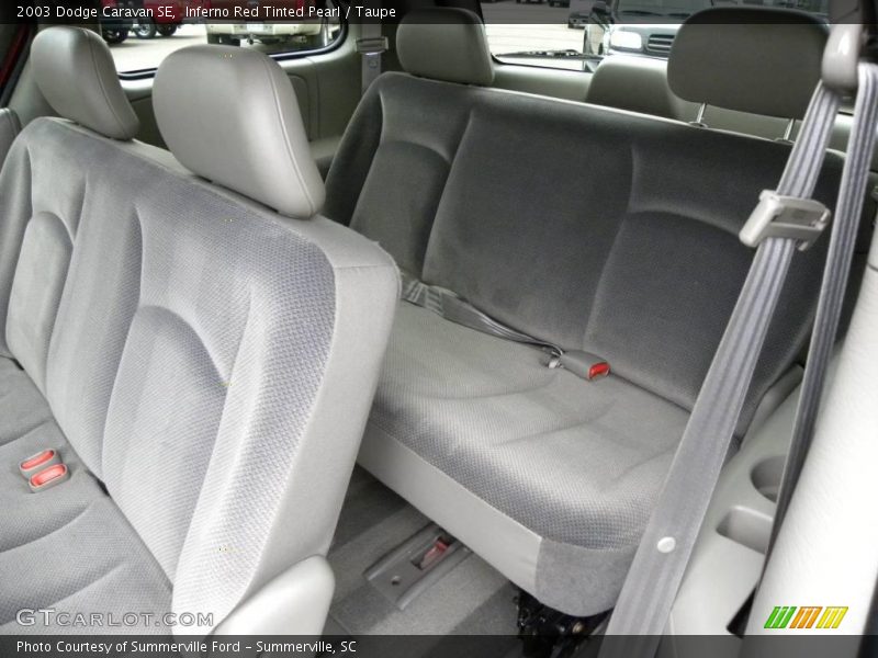 Inferno Red Tinted Pearl / Taupe 2003 Dodge Caravan SE