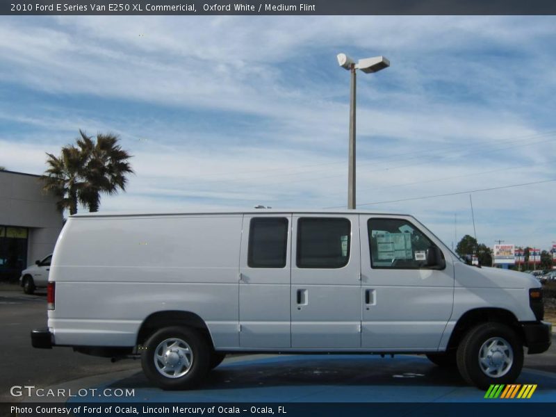 Oxford White / Medium Flint 2010 Ford E Series Van E250 XL Commericial