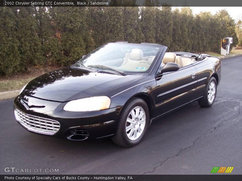 Black / Sandstone 2002 Chrysler Sebring GTC Convertible
