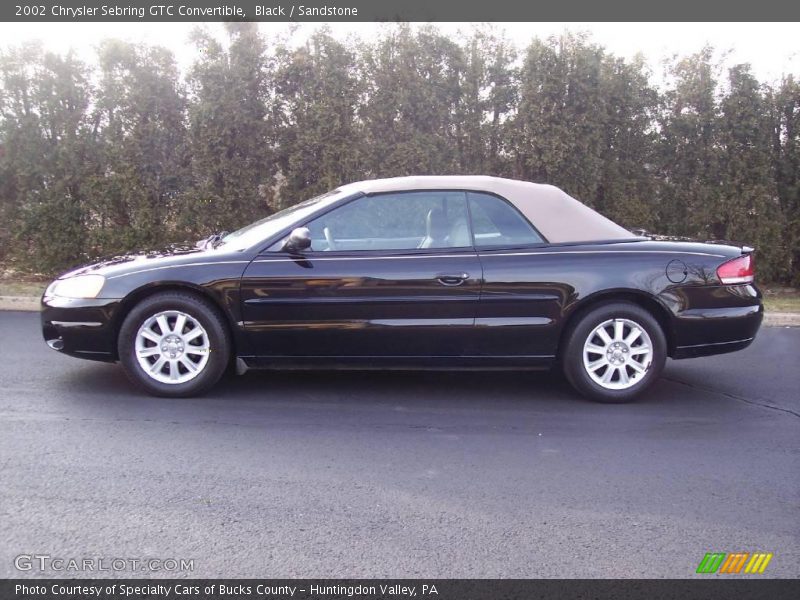 Black / Sandstone 2002 Chrysler Sebring GTC Convertible