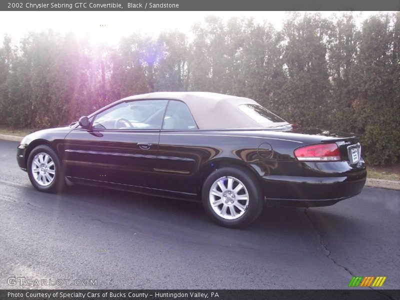 Black / Sandstone 2002 Chrysler Sebring GTC Convertible