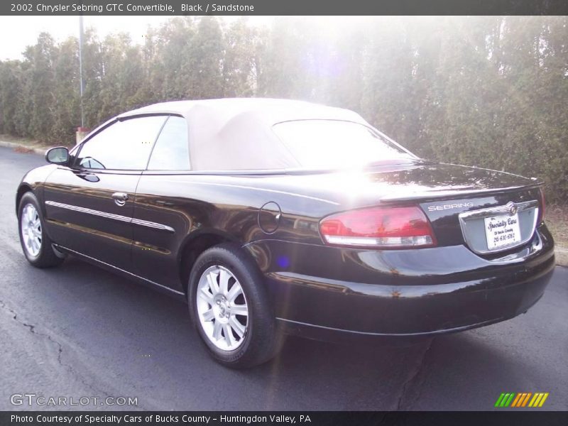 Black / Sandstone 2002 Chrysler Sebring GTC Convertible