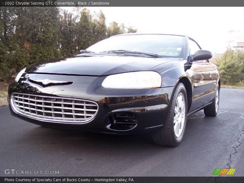 Black / Sandstone 2002 Chrysler Sebring GTC Convertible