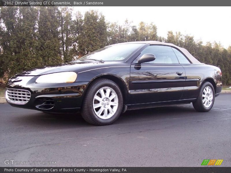 Black / Sandstone 2002 Chrysler Sebring GTC Convertible