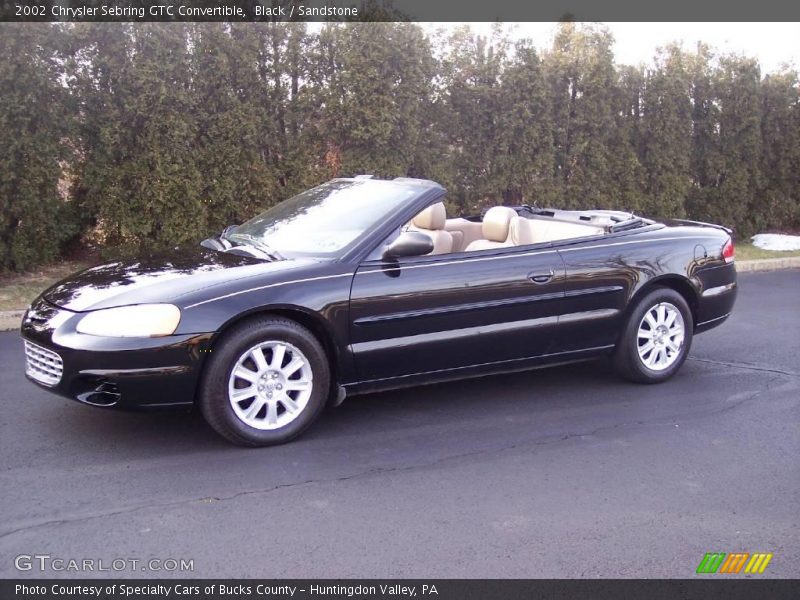 Black / Sandstone 2002 Chrysler Sebring GTC Convertible