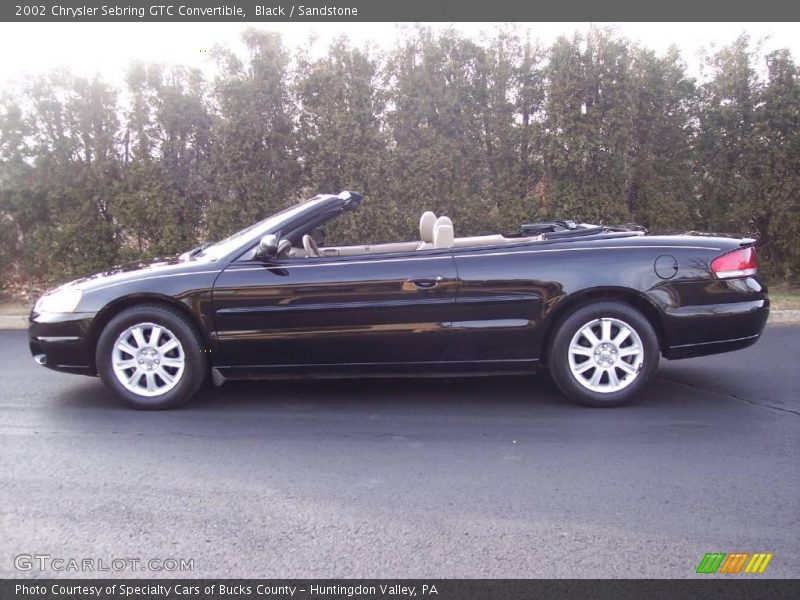 Black / Sandstone 2002 Chrysler Sebring GTC Convertible