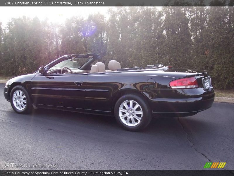 Black / Sandstone 2002 Chrysler Sebring GTC Convertible