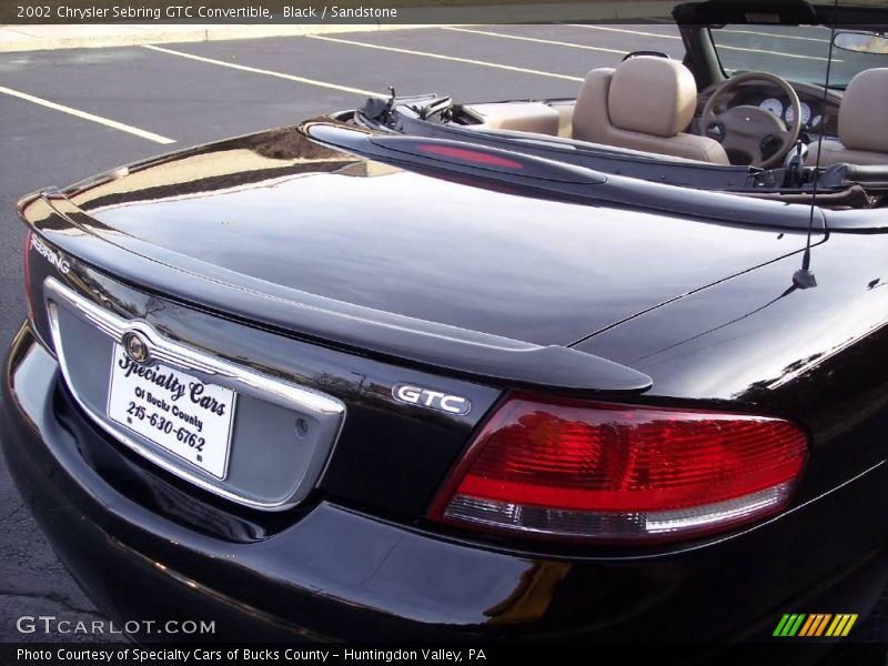 Black / Sandstone 2002 Chrysler Sebring GTC Convertible