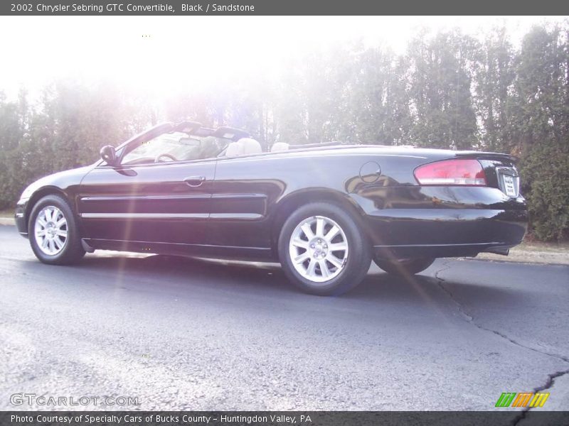 Black / Sandstone 2002 Chrysler Sebring GTC Convertible