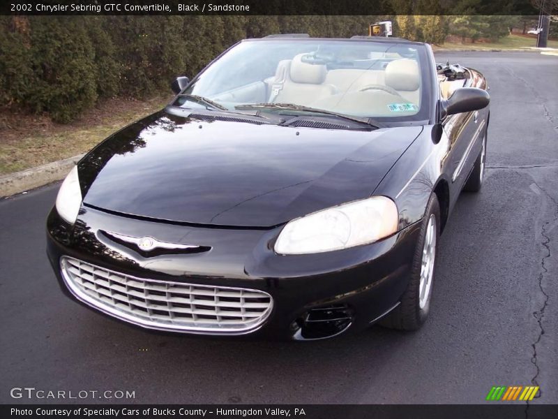 Black / Sandstone 2002 Chrysler Sebring GTC Convertible