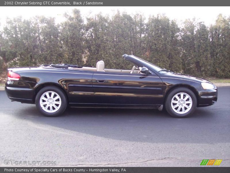 Black / Sandstone 2002 Chrysler Sebring GTC Convertible