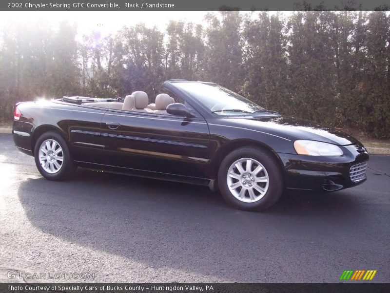Black / Sandstone 2002 Chrysler Sebring GTC Convertible