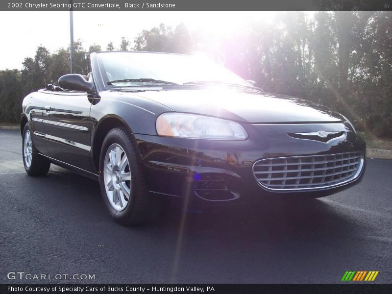 Black / Sandstone 2002 Chrysler Sebring GTC Convertible