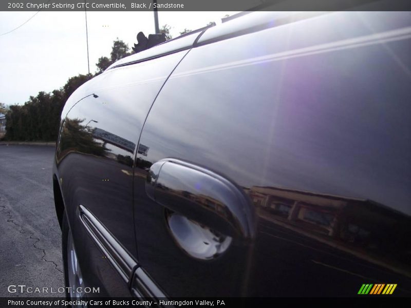 Black / Sandstone 2002 Chrysler Sebring GTC Convertible