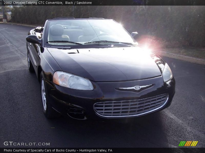 Black / Sandstone 2002 Chrysler Sebring GTC Convertible