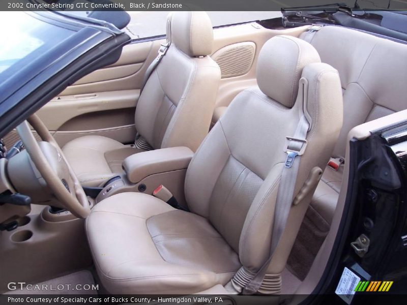 Black / Sandstone 2002 Chrysler Sebring GTC Convertible