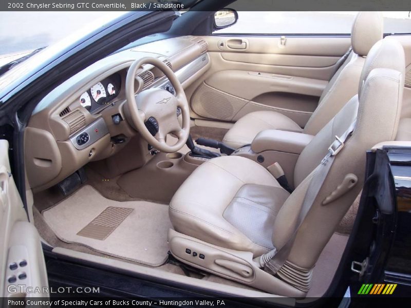 Black / Sandstone 2002 Chrysler Sebring GTC Convertible
