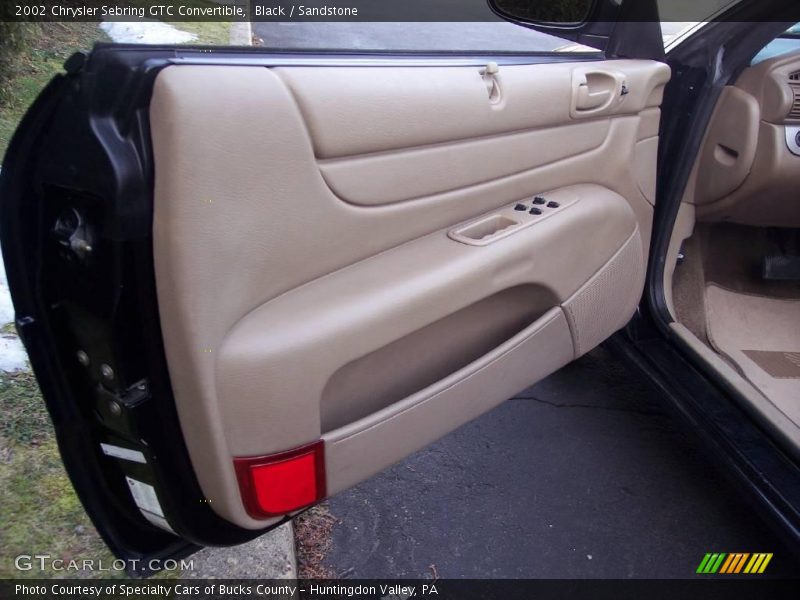 Black / Sandstone 2002 Chrysler Sebring GTC Convertible