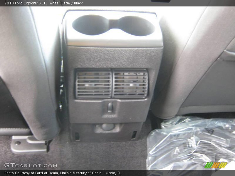 White Suede / Black 2010 Ford Explorer XLT
