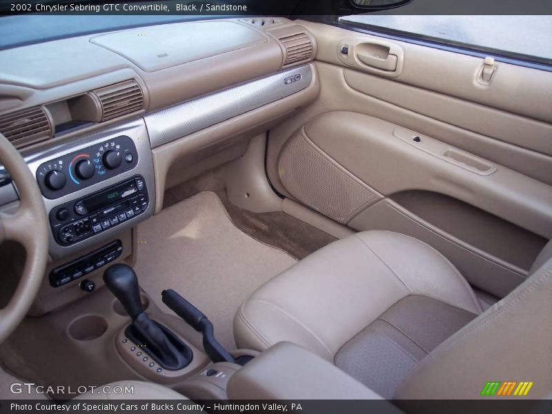 Black / Sandstone 2002 Chrysler Sebring GTC Convertible