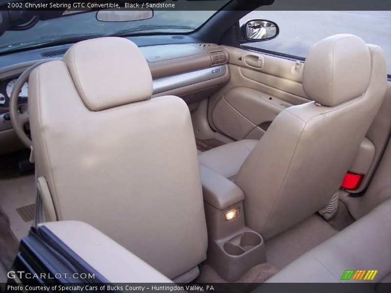 Black / Sandstone 2002 Chrysler Sebring GTC Convertible