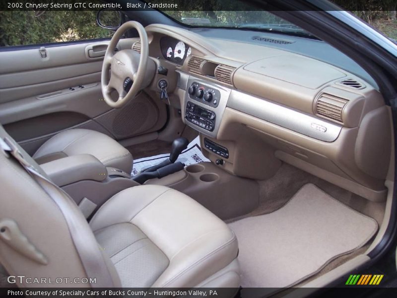 Black / Sandstone 2002 Chrysler Sebring GTC Convertible