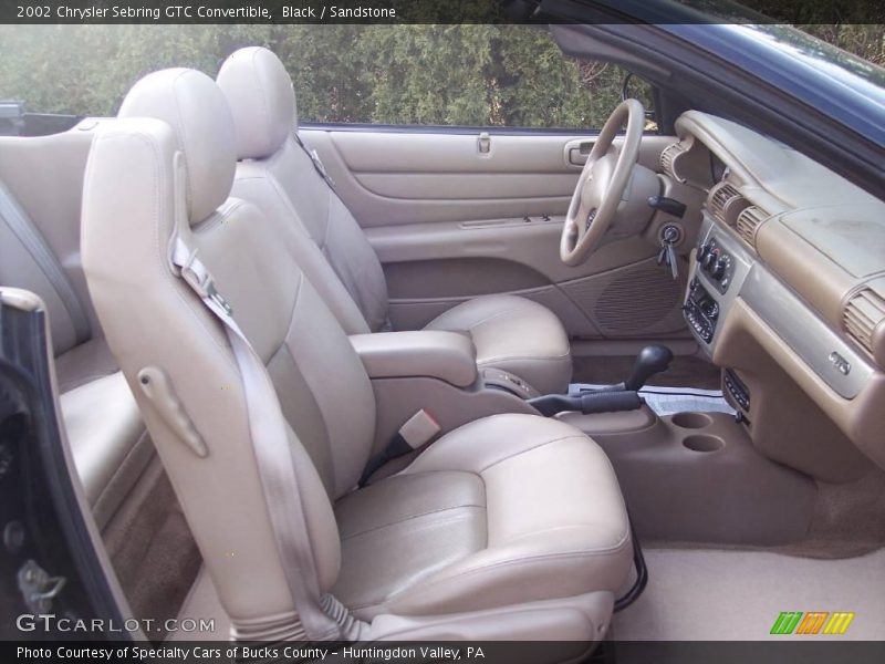 Black / Sandstone 2002 Chrysler Sebring GTC Convertible
