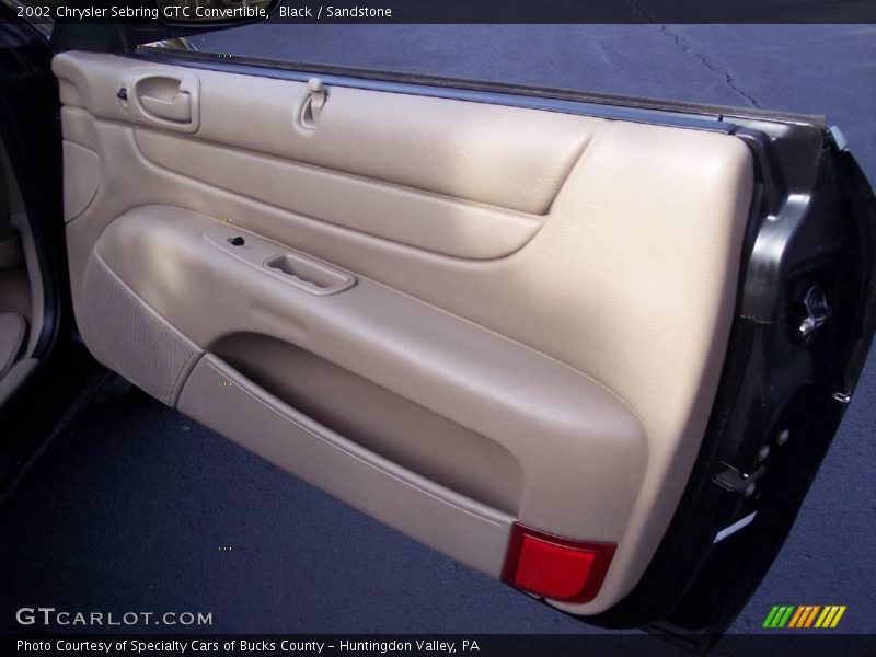 Black / Sandstone 2002 Chrysler Sebring GTC Convertible