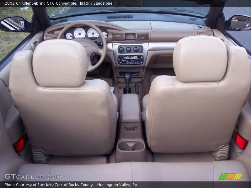 Black / Sandstone 2002 Chrysler Sebring GTC Convertible