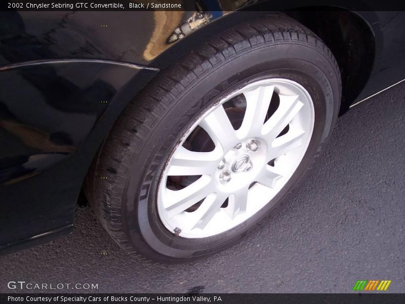 Black / Sandstone 2002 Chrysler Sebring GTC Convertible