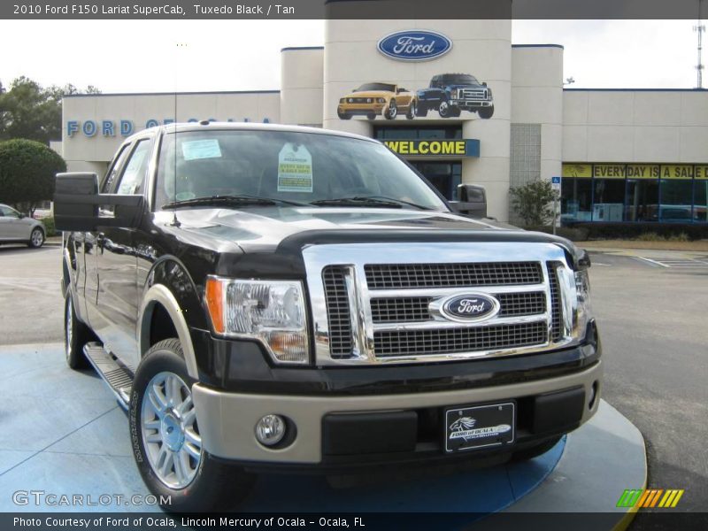 Tuxedo Black / Tan 2010 Ford F150 Lariat SuperCab