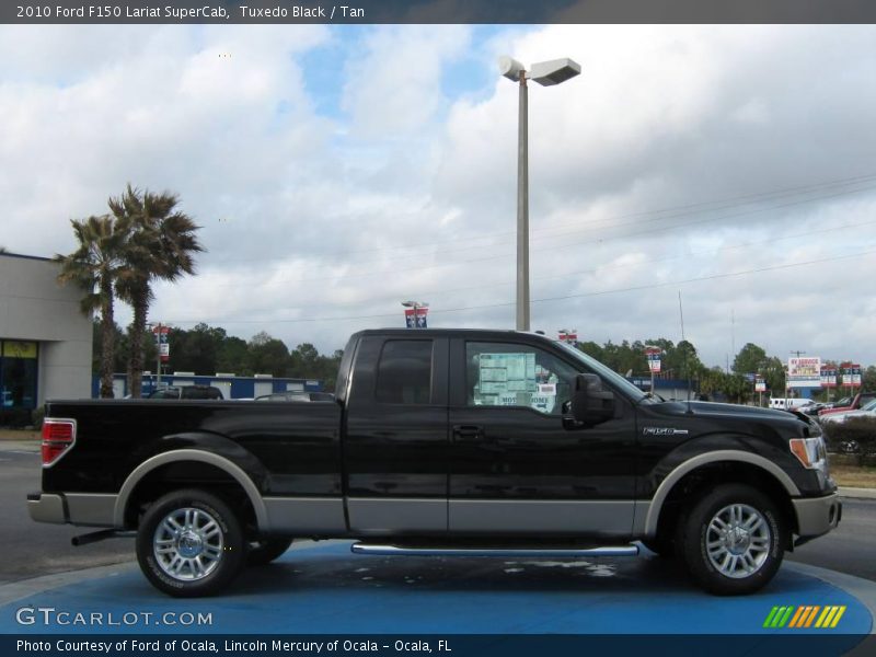 Tuxedo Black / Tan 2010 Ford F150 Lariat SuperCab