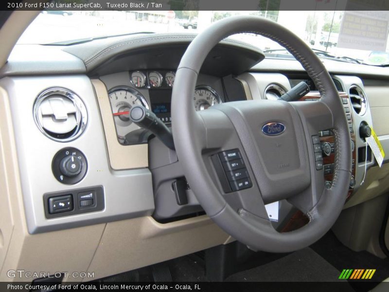 Tuxedo Black / Tan 2010 Ford F150 Lariat SuperCab